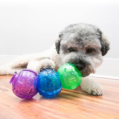 Kong Lock-it. Pelotas dispensadoras de premios para perros